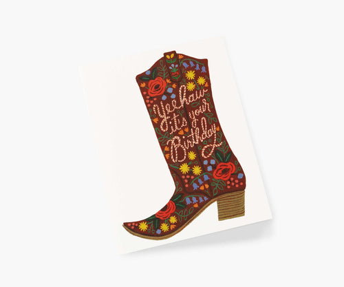 Birthday Boot Birthday Cards - Boxed Set
